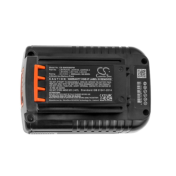 Cameron Sino Cs Bkr360Pw Replacement Battery For Black And Decker