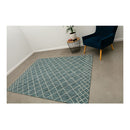 300 X 400Cm Blessy Grey Teal Rug