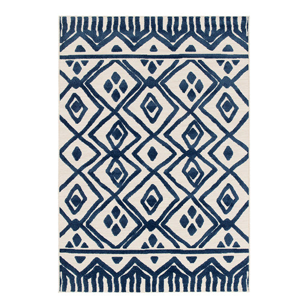 Blue Mambo Natural Rug 160Cmx230Cm