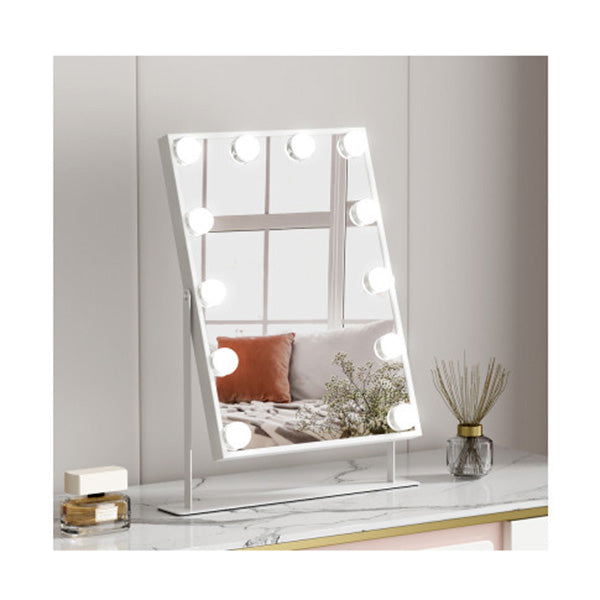Bluetooth Led Makeup Mirror Mirrors Lighted Vanity Hollywood 30X40Cm