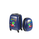 2Pcs 13 And 16 Inches Kids Luggage Set Space Dino