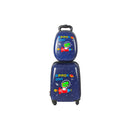 2Pcs 13 And 16 Inches Kids Luggage Set Space Dino