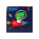2Pcs 13 And 16 Inches Kids Luggage Set Space Dino