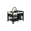 Baby Cot Bed Crib Portable Bassinet Black