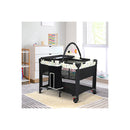 Baby Cot Bed Crib Portable Bassinet Black