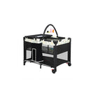 Baby Cot Bed Crib Portable Bassinet Black