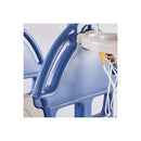 Kids Slide Swing Basketball Ring Blue