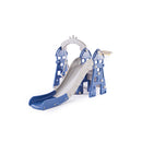 Kids Slide Swing Basketball Ring Blue