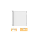 Retractable Baby Safety Gates 150Cm White