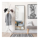 Full Body Mirror With Rectangular Aluminum Frame For Bathroom