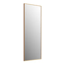 Full Body Mirror With Rectangular Aluminum Frame For Bathroom