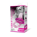 Bodywand Rechargeable Lick It Pleasure Ring Vibrating Cock Ring Pink