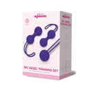 Bodywand Squeeze Kegel Training Set Kegel Ball 3 Piece Kit Purple