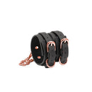 Bondage Couture Ankle Cuffs Black Restraint