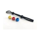 Boneyard Cock Leash Double Black Adjustable Cock Lasso Ring