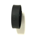 Boneyard Silicone Cock Strap Black Black 3 Snap Adjustable Cock Ring