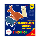 Flower Monaco Paper Cut Model Lovely Animal