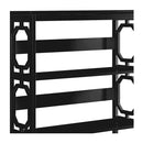 Laurel 3 Tier Bookshelf Display Rack Black