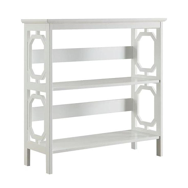 Laurel 3 Tier Bookshelf Display Rack White