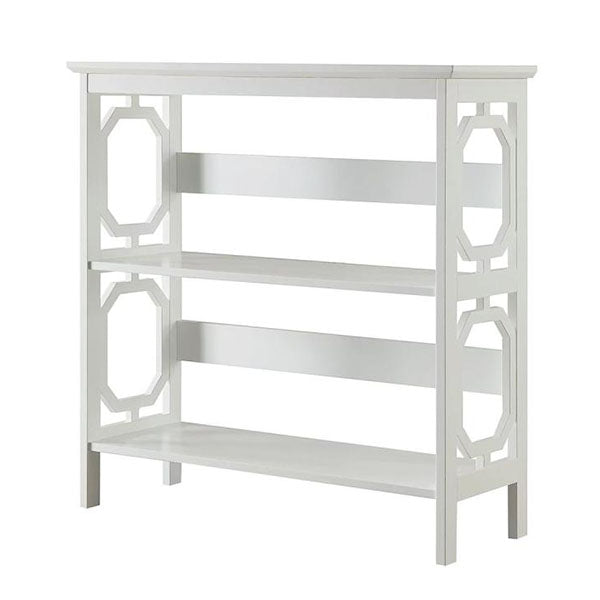 Laurel 3 Tier Bookshelf Display Rack White