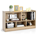 Bookcase And Toy Storage With 5 Compartments For Kids Natural