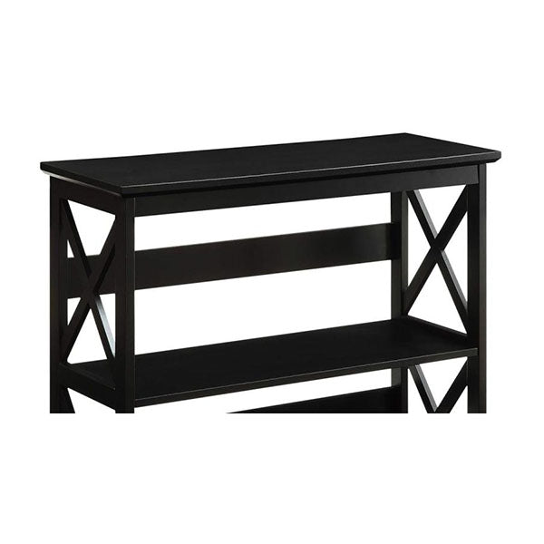 Lucas 3 Tier Bookshelf Display Rack Black