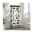 5 tier Bookshelf with Steel Frame for Living Room