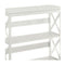 Lucas 3 Tier Bookshelf White