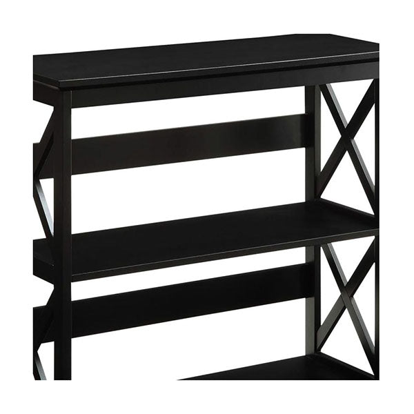 Lucas 3 Tier Bookshelf Display Rack Black