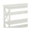 Lucas 3 Tier Bookshelf White