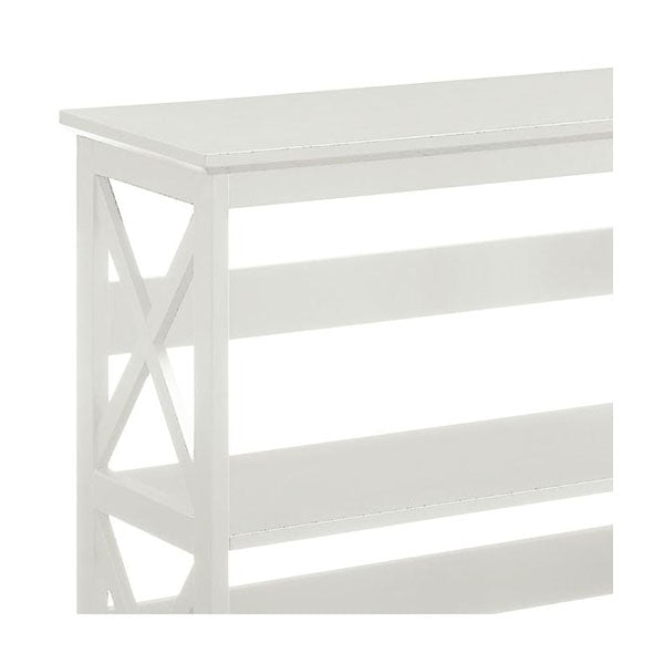 Lucas 3 Tier Bookshelf White