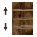 Bookshelf Storage Shelves 6 Tier Display Unit Organizer Cabinet