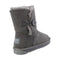 Platinum Sheepskin Water-resistant Mid Bailey Button Boots Grey
