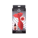 Booty Bloom Silicone Rose Plug Large Red