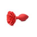Booty Bloom Silicone Rose Plug Large Red