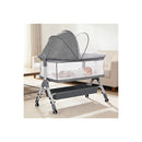 Baby Cot Bed Crib Newborn Bassinet Adjustable Bedside