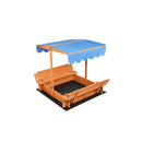 Kids Wooden Sandbox