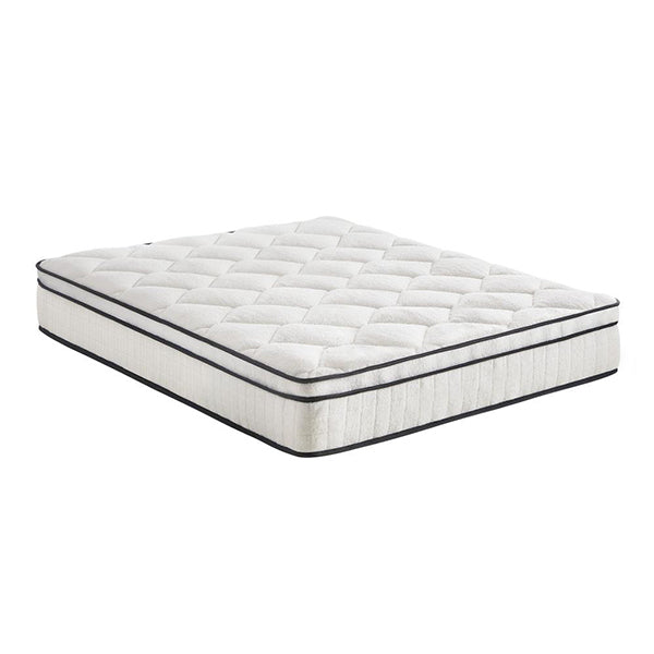 Boucle Mattress Pocket Spring Memory Foam Euro Top Medium Firm