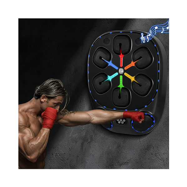 Smart Music Boxing Machine Wall Mounted Black