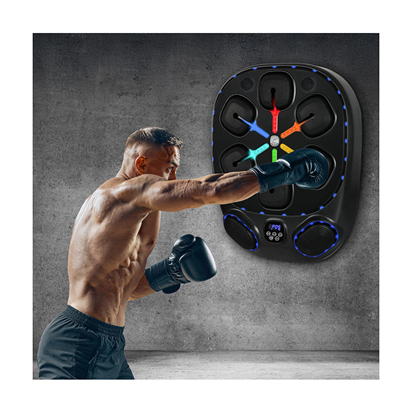 Smart Music Boxing Machine Wall Mounted Black