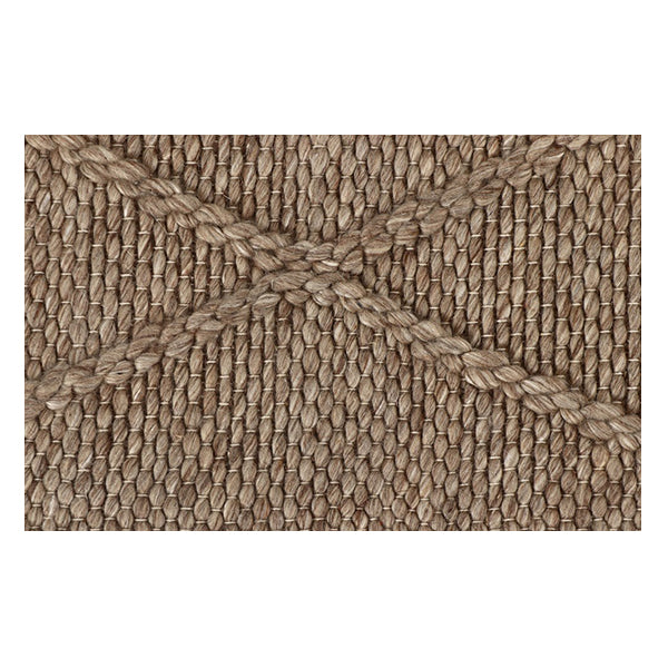 Braided Traditional Sandstone Rug 160Cmx230Cm