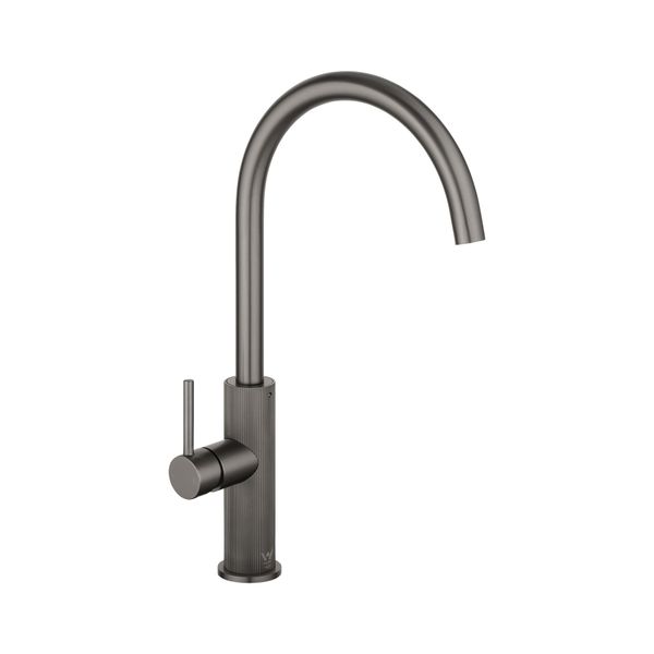 Brass Kitchen Sink Laundry Mixer Tap Swivel Spout Faucet
