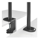 Brateck Dual Monitor Steel Monitor Mount Fit Most 17 To 32 Black