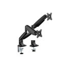 Brateck Dual Screen Gas Spring Monitor Arm For 17 To 35In Matte Black