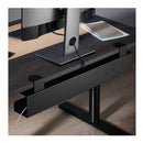 Brateck Extendable Clamp On Under Desk Cable Tray Black