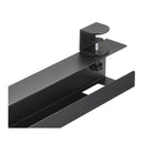 Brateck Extendable Clamp On Under Desk Cable Tray Black