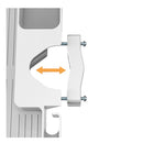 Brateck Pole Mounted Storage Shelf Easily Mounted Poles Black