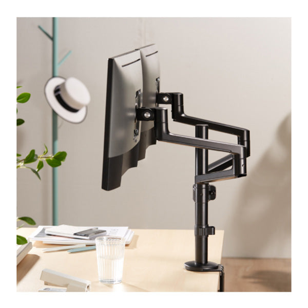 Brateck Premium Aluminum Articulating Monitor Mount 17 to 32 Black