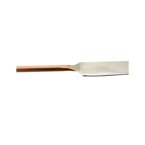 Gilded Culinary Ensemble Pate And Cheese Knife In Radiant Bronze Finery