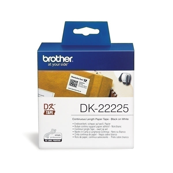 Brother Dk22225 White Roll
